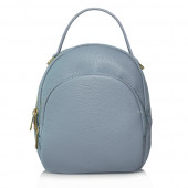 Rucsac dama din piele naturala DiAmanti Amato Albastru Denim